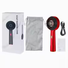 Vibrant Red Light Hair Growth Comb